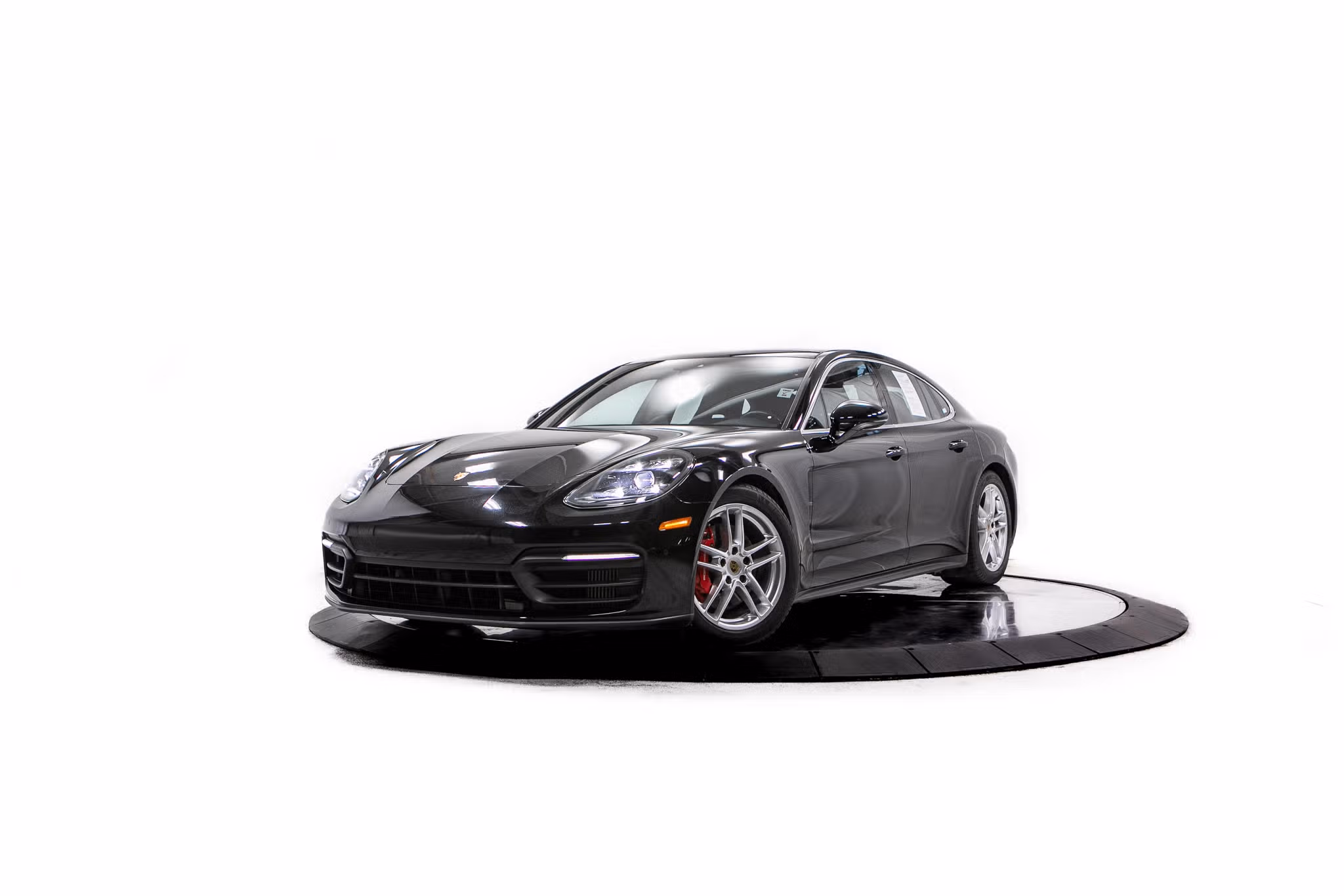 The exact black 2022 Porsche Panamera on Jordan's customer page