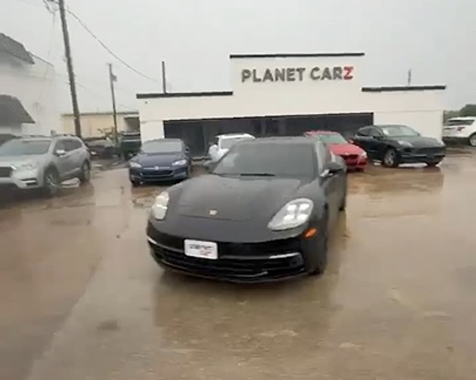 The Porsche Panamera on the lot, from a real vehicle walkaround